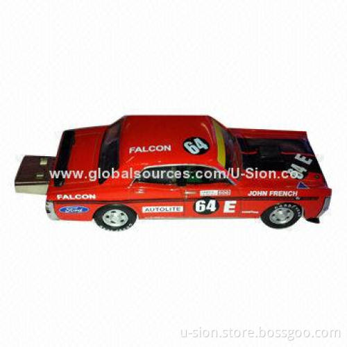Factory custom hot sell car shape USB flash drive for promotional